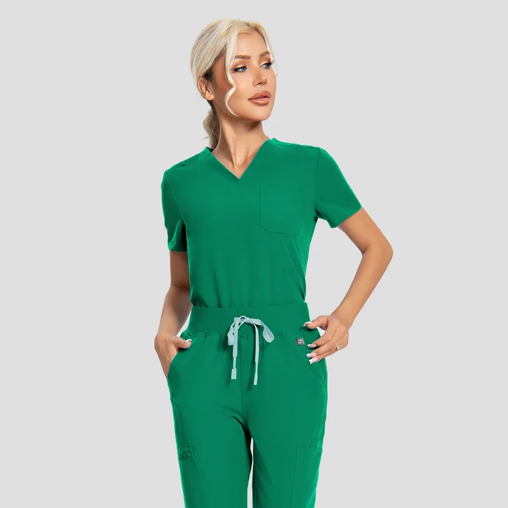 Women’s Scrubs Set – 12 Pockets| KungfuScrubs