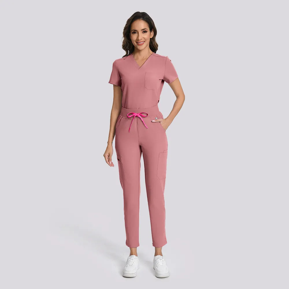 Women’s Scrubs Set – 12 Pockets| KungfuScrubs
