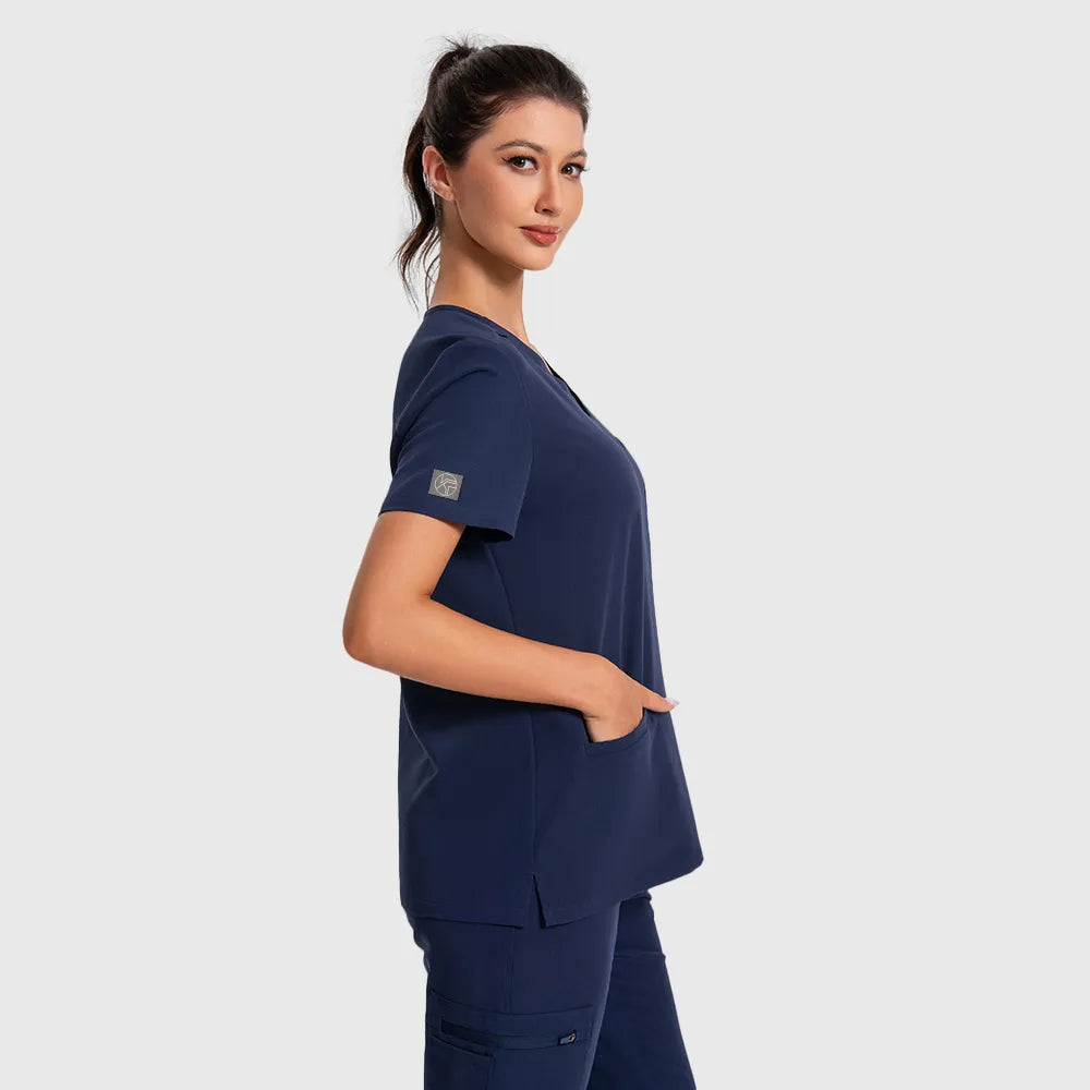 Women’s Scrubs Set – 12 Pockets| KungfuScrubs