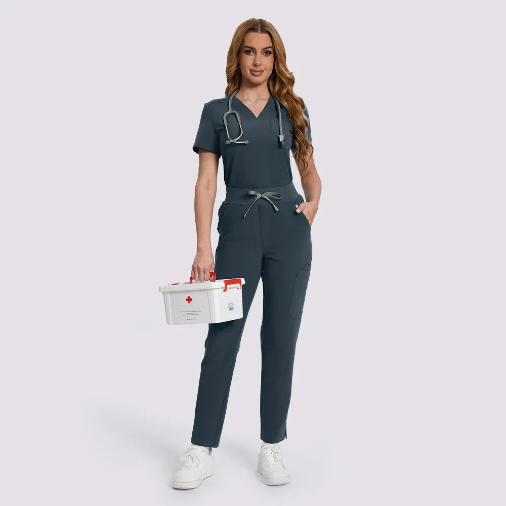 Women's Scrub Pants – 9 Pockets | KungfuScrubs