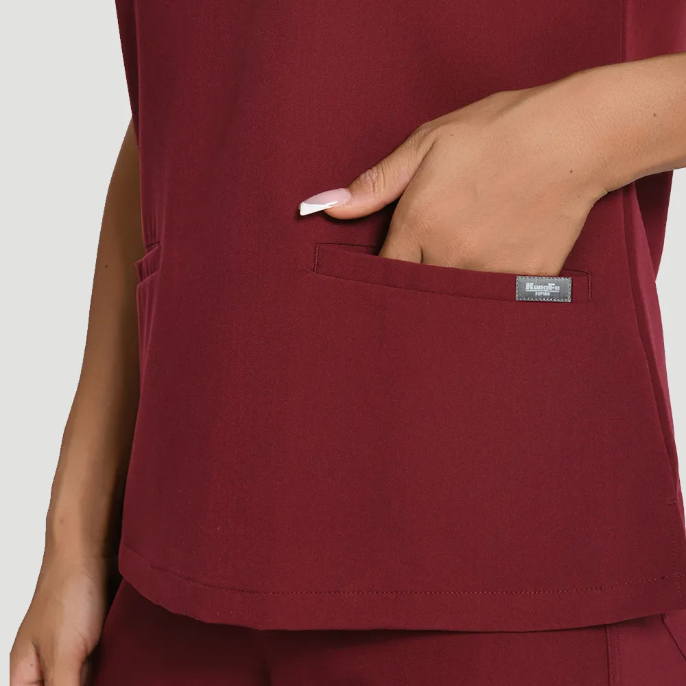Women's Scrub Top – 3 Pockets | KungfuScrubs