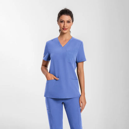 Women's Scrub Top – 3 Pockets | KungfuScrubs