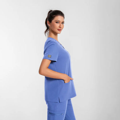 Women's Scrub Top – 3 Pockets | KungfuScrubs