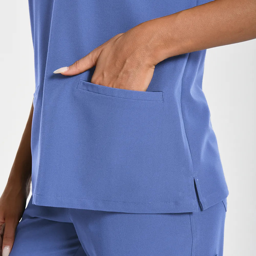 Women's Scrub Top – 3 Pockets | KungfuScrubs