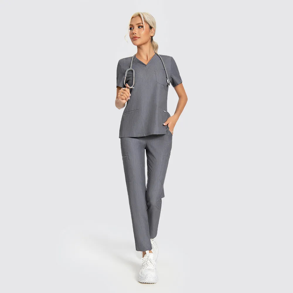 Women's Scrub Top – 3 Pockets | KungfuScrubs