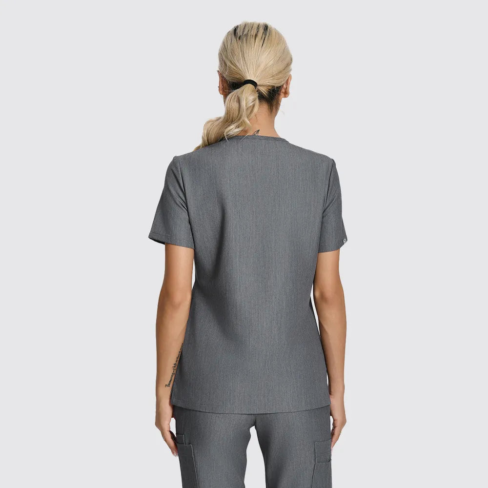 Women's Scrub Top – 3 Pockets | KungfuScrubs
