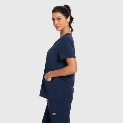 Women's Scrub Top – 3 Pockets | KungfuScrubs