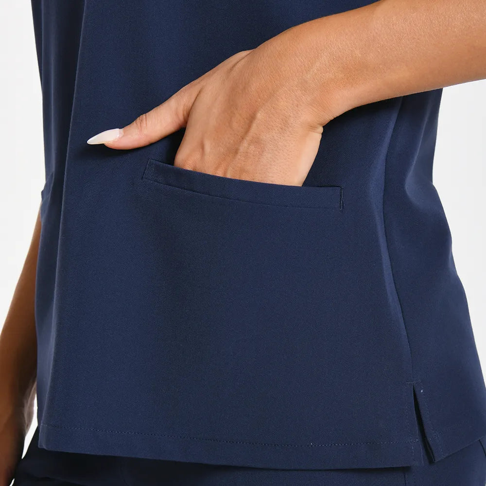 Women's Scrub Top – 3 Pockets | KungfuScrubs