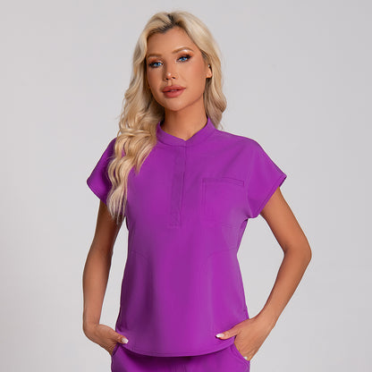 digital grape Hospital scrub top 