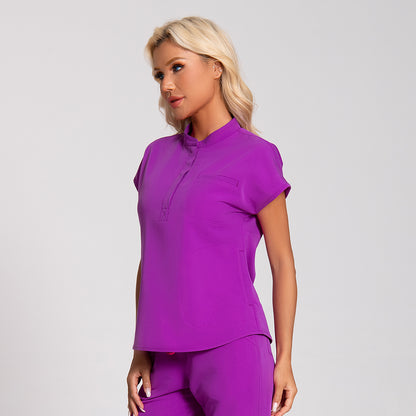 digital grape Surgical scrub top