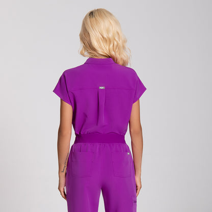 digital grape Nursing uniform top