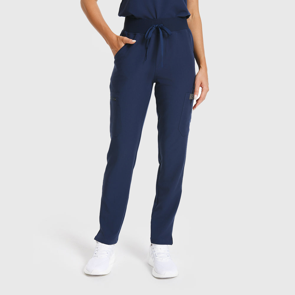 Navy fitted medical uniform