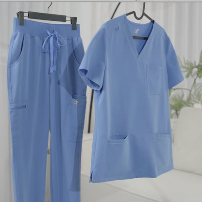 Women’s Scrubs Set – 12 Pockets| KungfuScrubs