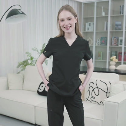 Women’s Scrubs Set – 12 Pockets| KungfuScrubs