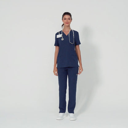 Women’s Scrubs Set – 12 Pockets| KungfuScrubs